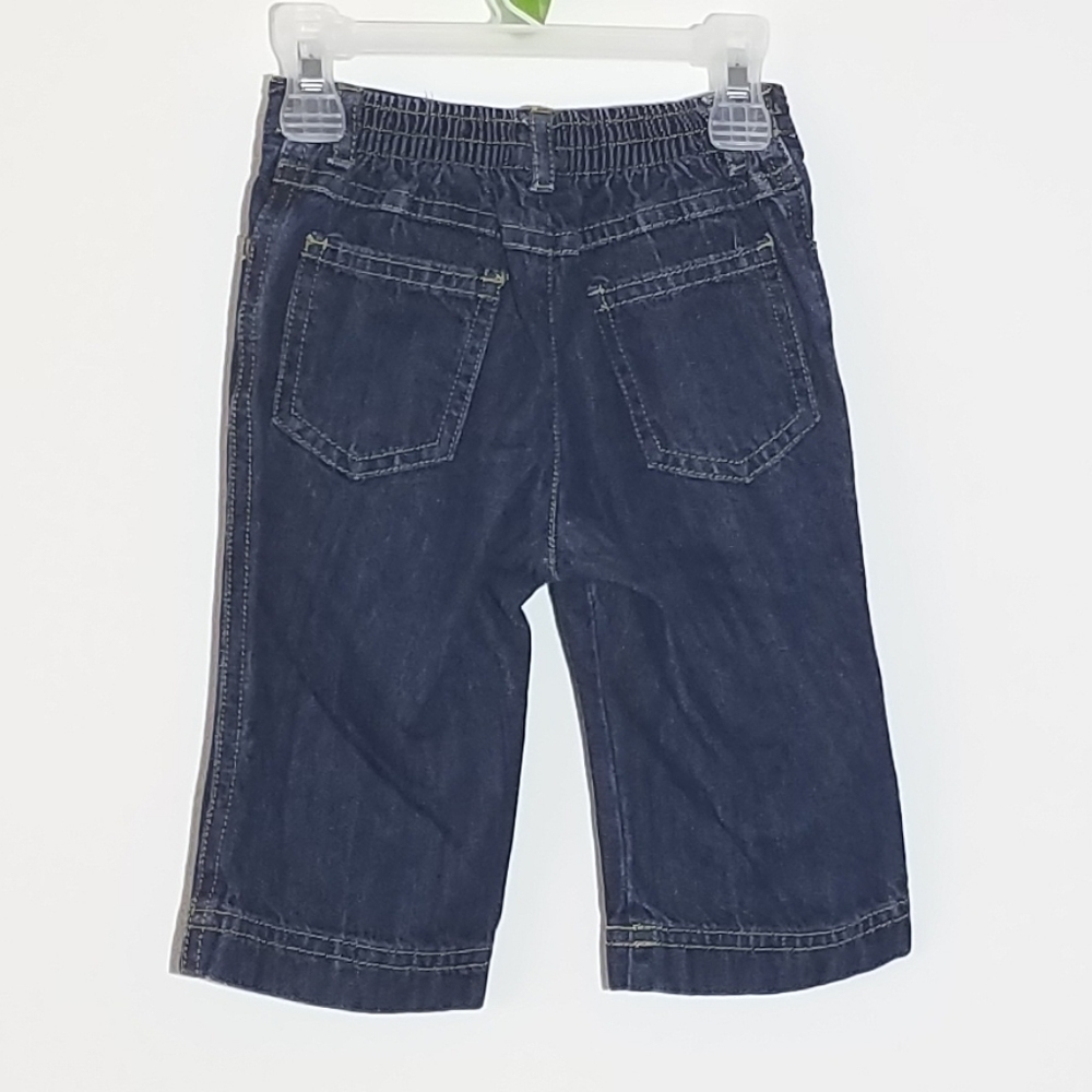 Gymboree Denim Jeans Panda Bamboo 6-12m - Picture 2 of 4